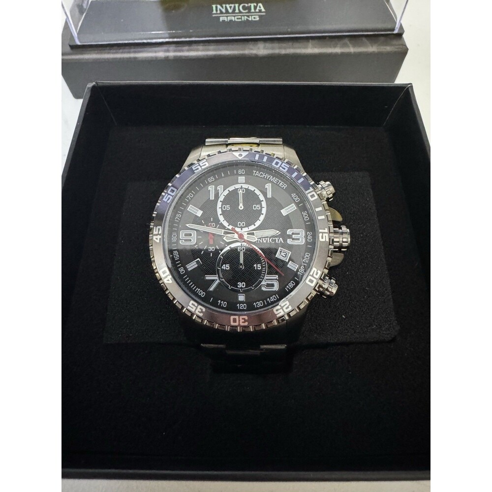Invicta Specialty Men's Watch - 48mm, Gunmetal Chronograph 50m WR (69808)